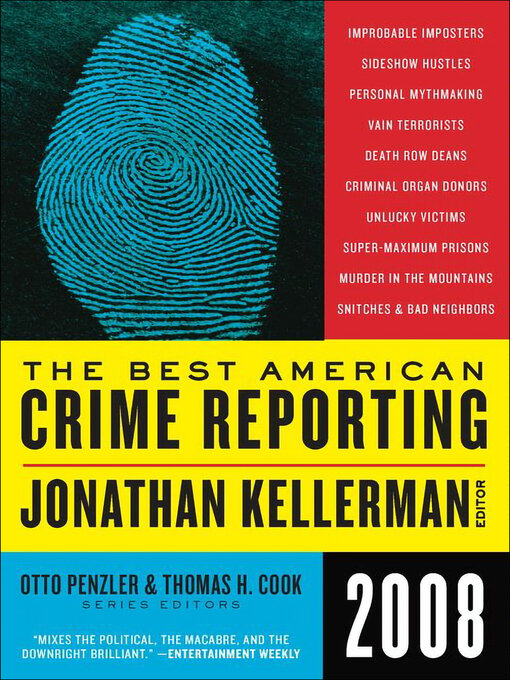 Title details for The Best American Crime Reporting 2008 by Jonathan Kellerman - Wait list